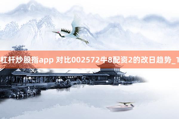 杠杆炒股指app 对比002572牛8配资2的改日趋势_1