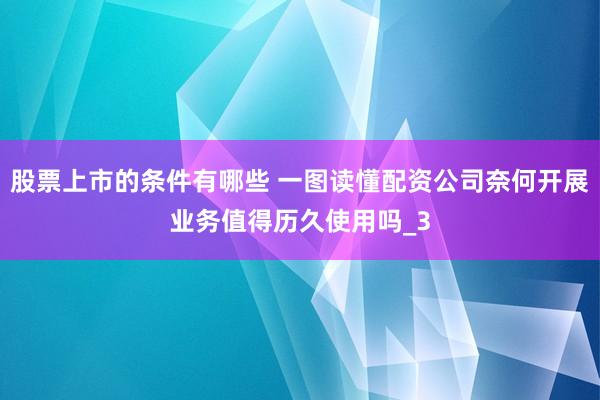 股票上市的条件有哪些 一图读懂配资公司奈何开展业务值得历久使用吗_3